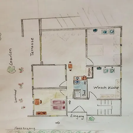 Cozy Bedroom And Study With Terrace Apartment *