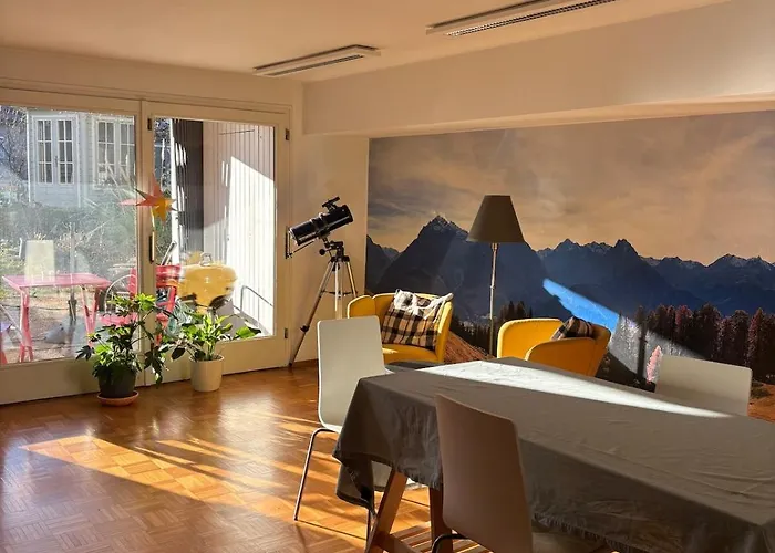 Apartment Cozy Bedroom And Study With Terrace